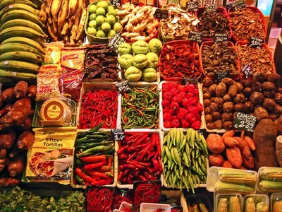 Рынок в Барселоне фото