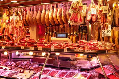 Бокерия: рынок морепродуктов в Барселоне