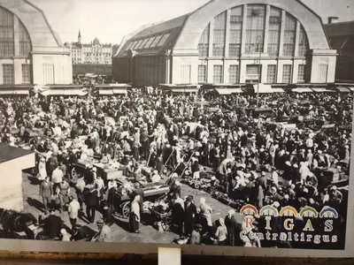 Ангары Zeppelin Центрального рынка Риги
