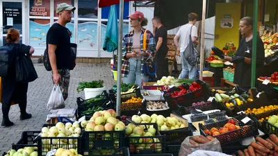 Рига, центральный рынок редакционное фото. изображение насчитывающей еда -  57456701
