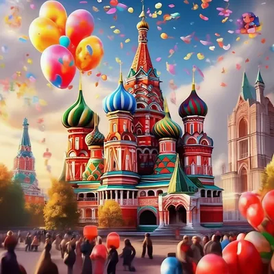 С днем рождения Москва! Ты расти, а мы поможем!