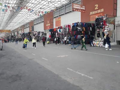 Видео крупного пожара на рынке \"Садовод\" на юго-востоке Москвы :: Новости  :: ТВ Центр