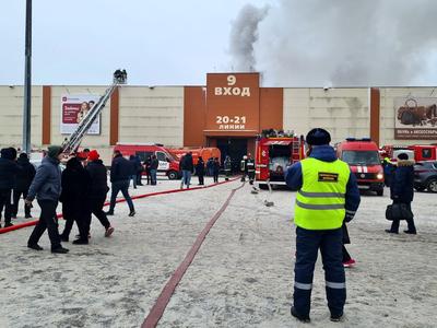 На рынке «Садовод» в Москве произошел пожар // Новости НТВ