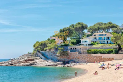 Seascape Of Costa Brava, Beach, S Agaro, Catalonia, Spain. Stock Photo,  Picture and Royalty Free Image. Image 76153163.
