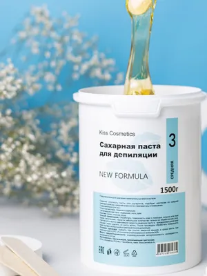 Сахарная паста для депиляции и шугаринга 1500 г, Средняя New Formula -  купить с доставкой по выгодным ценам в интернет-магазине OZON (951900949)