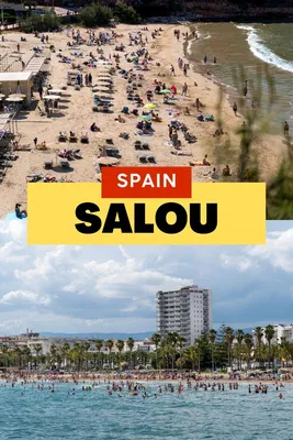 Crowded Beach in Salou, Spain Editorial Stock Photo - Image of sand, blue:  56654078