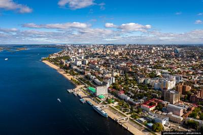 Фото Самары с высоты — космический город на Волге