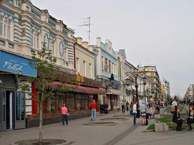 Самара: пешеходная улица Ленинградская