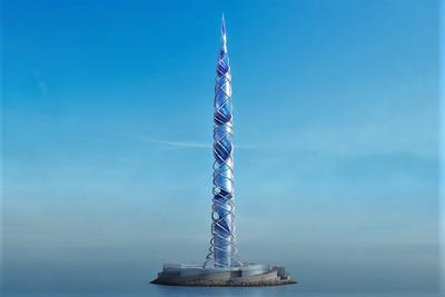 Самое высокое здание в Европе. Часть 4. Строительство надфундаментных  частей зданий комплекса 'Лахта Центр'