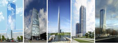 10 самых высоких зданий Петербурга