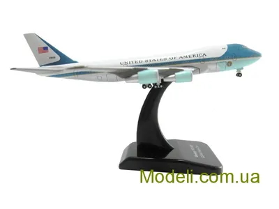 Модель самолёта президента США Боинг 747, с освещением салона и на шасси.  Длина 47 см, масштаб 1:150. - купить в интернет-магазине OZON по выгодной  цене (424725651)