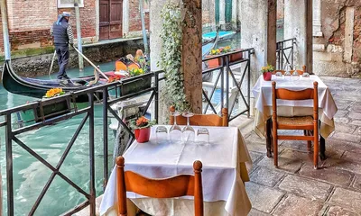 Лучшие рестораны на открытом воздухе в Венеции, Италия - Городские  впечатления