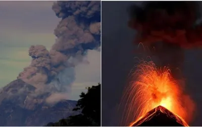Начал извергаться вулкан Фуэго в Гватемале