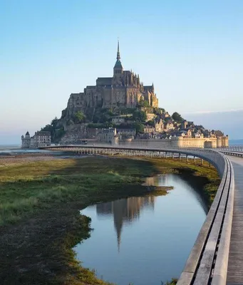 Замки Франции: Мон-Сен-Мишель (Mont Saint Michel)