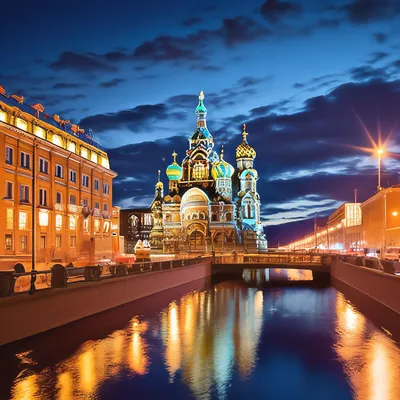 Ночной Санкт-Петербург HD» — создано в Шедевруме