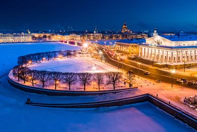 Новогодний Санкт-Петербург, красиво» — создано в Шедевруме