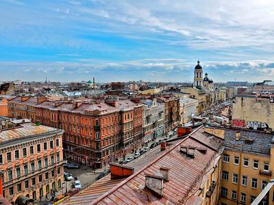 Вид сверху: Санкт-Петербург. Старая деревня