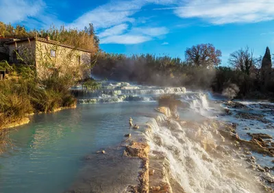 Saturnia Hot Springs, Italy Walking Tour - 4K - Prowalk Tours - YouTube