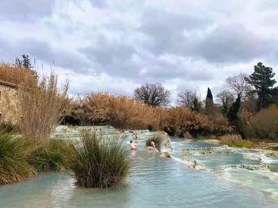 Saturnia Waterfalls and Hot Springs, Tuscany, Italy. Stock Image - Image of  resort, scenic: 178466029