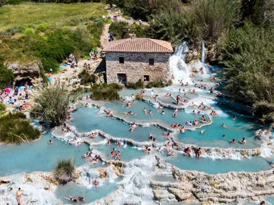 Mill waterfalls in Saturnia, Tuscany, Italy | Places to visit, Pretty  places, Places to travel