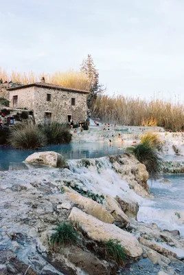 Saturnia Hot Springs - Cascading Waters in Tuscany