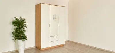 Шкаф РИМ-150 сонома, белый снег