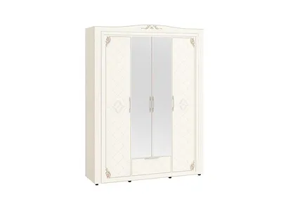 Шкаф четырехдверный с зеркалом Версаль 99.14 от производителя —  DaVita-мебель