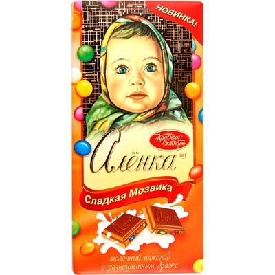 Купить большую плитку шоколада Алёнка с фундуком в интернет магазине Алёнка