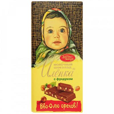 Шоколад Аленка с начинкой крем-брюле Красный Октябрь 42г в Москве – купить  в магазине Маяк