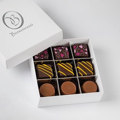 Шоколад с логотипом 5 г. темный 60% какао купить в подарок