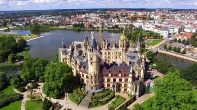 Ancient castle in Schwerin, Germany Stock Photo by ©scanrail 47583425