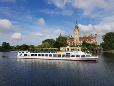 Germany, Mecklenburg-Vorpommern, Schwerin Castle stock photo