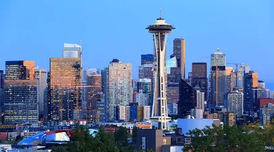 Файл:Seattle, Washington from the Space Needle ~ Сиэтл, штат Вашингтон из  космического Игла - panoramio.jpg — Википедия