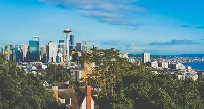 View Of Downtown Seattle Skyline In Seattle Washington, USA Stock Photo,  Picture and Royalty Free Image. Image 67031447.