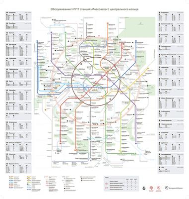 Схема метро Москвы 2024 | RC