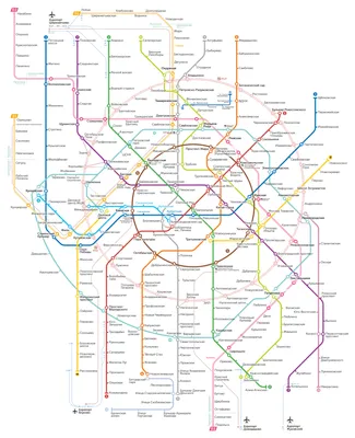 Схема метро Москвы от 2008 года - Оффтопик - Наш транспорт