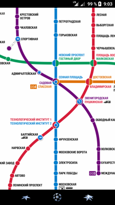 Карта метро Санкт-Петербурга. Метрополитлен — Mapny