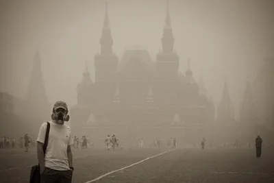 Москву накрыл густой дым из-за рязанских пожаров: фото столичного смога