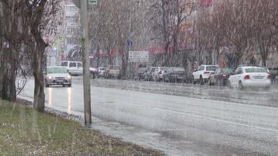 В Екатеринбурге сегодня прошел мокрый снег с дождем - Вести Урал