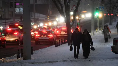 снег в Минске | Belarusian News Photos