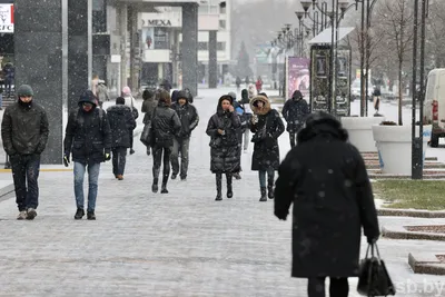 Будет ли \"Хавьер\"? В Минске и Барановичах снег. МЧС и Белгидромет  предупреждают...