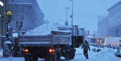 Минск засыпало снегом | РИА Новости | Дзен