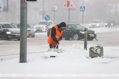ФОТОФАКТ: В Минске выпал снег