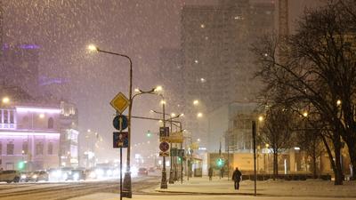 Снег в Москве