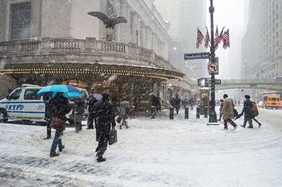 Снегопад и коллапс в Нью-Йорке. — DRIVE2