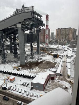 При демонтаже горнолыжного комплекса в Красногорске упал кран - Газета.Ru |  Новости