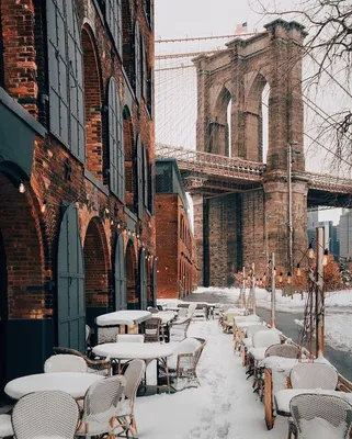 Снежный нью йорк обои - 63 фото