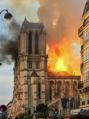 Собор Парижской Богоматери до и после пожара (фотогалерея)