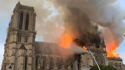 Пожар в соборе Парижской Богоматери: как это было - Новости на русском языке