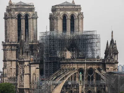 Опубликованы фото собора Парижской Богоматери после пожара - Российская  газета